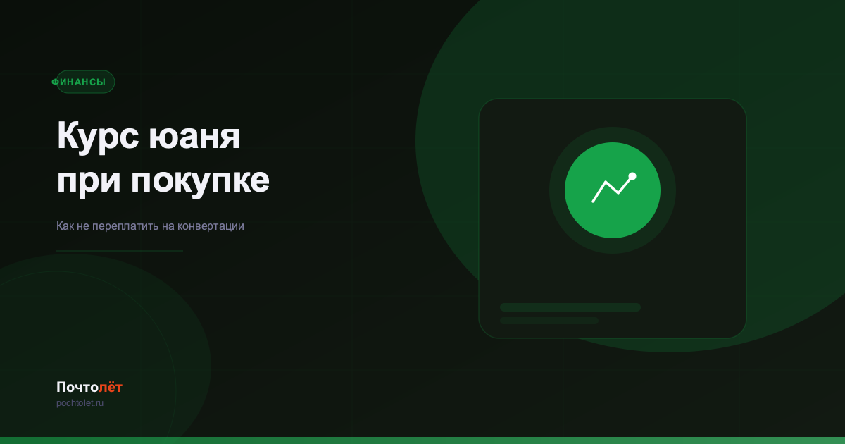 Какой курс юаня выбрать при покупке из Китая
